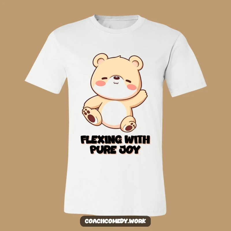 Funny Kawaii Bear T-Shirt: Yogi Cub Design, The Ultimate Funny Gift for Fitness Fanatics!